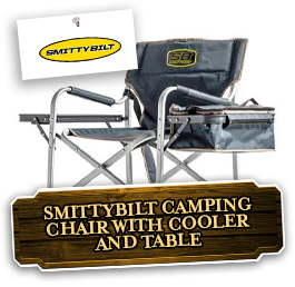Shop The All-New Smittybilt Camping Chair with Cooler and Table
