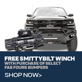 Free Smittybilt Winch With Purchase Of Fab Four Bumpers