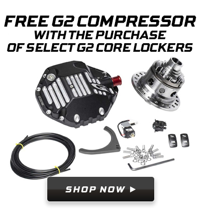 Free G2 Compressor when equipped with CORE Locker