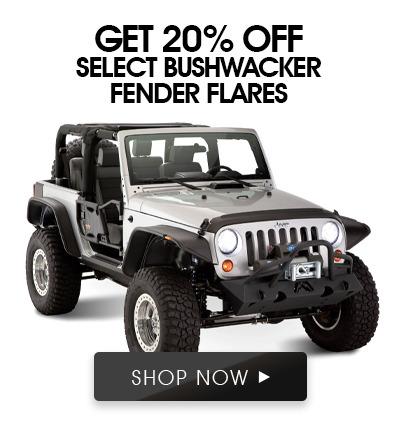 Bushwacker Fender Flares 20% Off