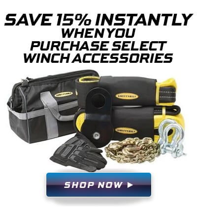 Save 15% instantly when you purchase select Winch Accessories