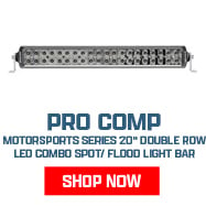 Pro Comp Motorsports Series 20inch Double Row LED Combo Spot/ Flood Light Bar