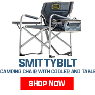 Smittybilt Camping Chair with Cooler and Table