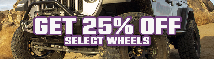 Save 25% on Select 4WP Factory Wheels