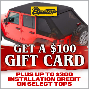 Get a $1200 gift card plus up to $300 installation credit on select tops
