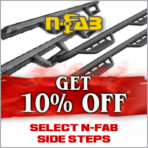 Get 10% off select n-fab side steps