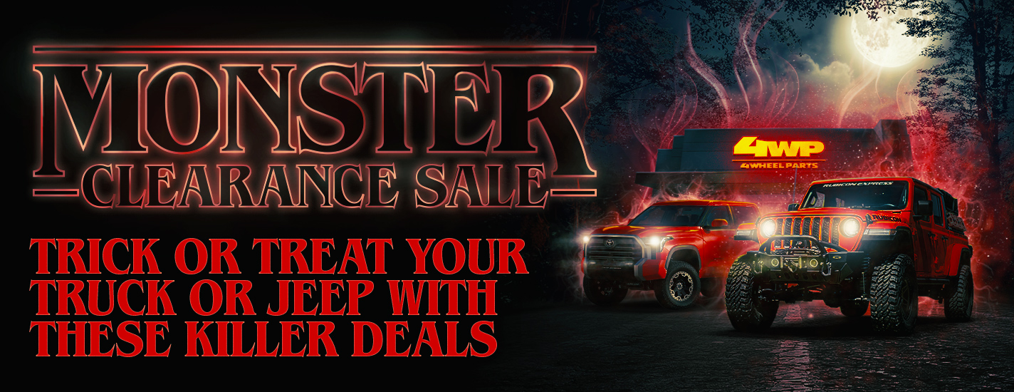 4WP Monster Clearance Sale