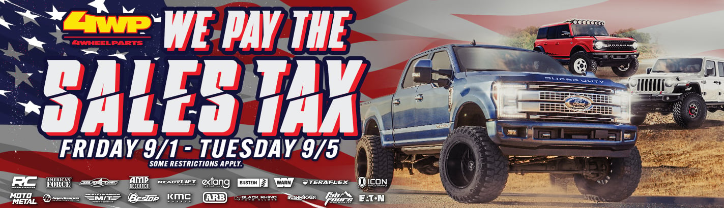 Labor Day Sale - We Pay the Tax! | 4WP