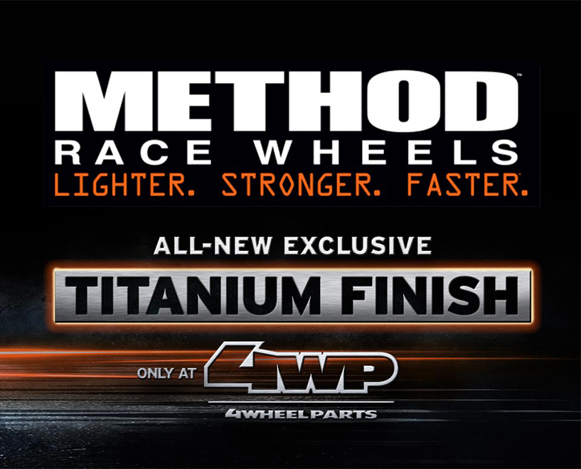 Method 305 with All-New Exclusive Titanium Finish, Exclusively at 4 Wheel Parts