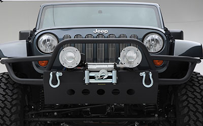 Ruggedize the look of your Jeep with tubular bumpers