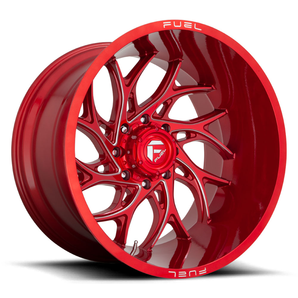 FUEL Off-Road Runner D742 Red / Milled Wheels