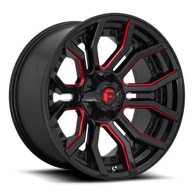 FUEL Off-Road Rage D712 Black Red Wheels