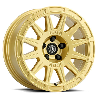 Icon Alloys Ricochet Gloss Gold Wheels