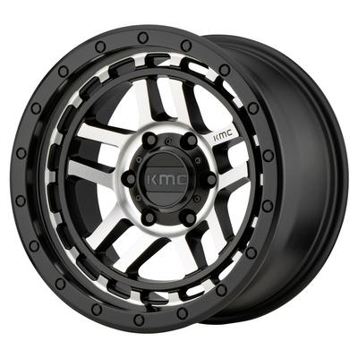 KMC KM540 Recon Black / Machined Wheels