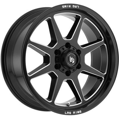 LRG Rims Blades Series 115 Satin Black Milled Alloy Wheels