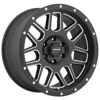 Pro Comp 40 Series Vertigo Satin Black Milled Alloy Wheels