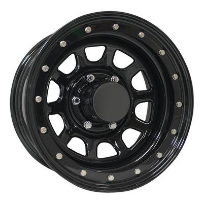 Pro Comp Steel Wheels Series 252 D-Window 15x8 6 on 5.5 Flat Black 252-5883F