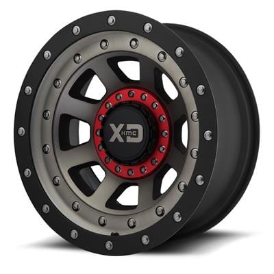 KMC XD Series XD137 FMJ Wheels - Satin Black with Dark Tinted Clear Coat