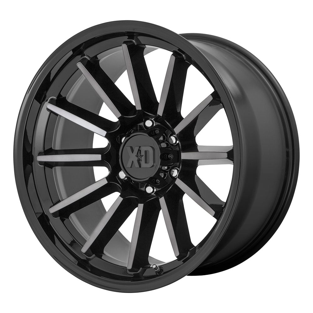 XD Wheels XD855 Luxe Black / Machined / Gray Wheels
