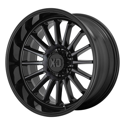 XD XD857 Whiplash Black With Gray Tint Wheels