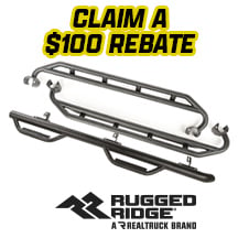 Claim A $100 Rebate On Select Rugged Ridge Step Systems