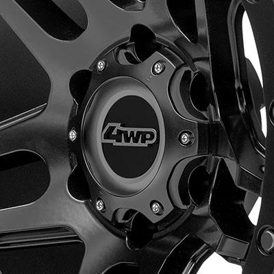 4 Wheel Parts Factory T-Series, 6 Lug Center Cap - Satin Black - 50146A02