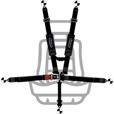 4 Wheel Parts 2 4/5-Point Seat Harness (Black) - 41910BK52