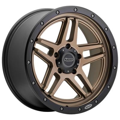4 Wheel Parts Factory T-Series Wheel, 17x8.5 with 5 on 5.5 Bolt Pattern - Bronze / Black - 9514-7858547