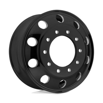 Image of ATX AO200 Baja Lite Wheel, 22.5x8.25 with 10 on 11.25 Bolt Pattern - Satin Blackout - AO20022510400H