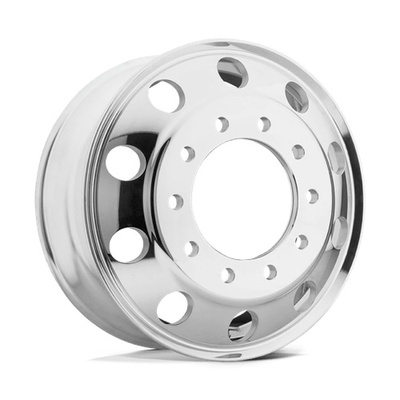 Image of ATX AO400 Baja Wheel, 22.5x9 with 10 on 11.25 Bolt Pattern - Polished - Front - AO40022910104
