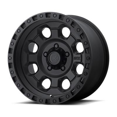 ATX AX201 Wheel, 16x8 With 5 On 5 Bolt Pattern - Cast Iron Black - AX20168050700