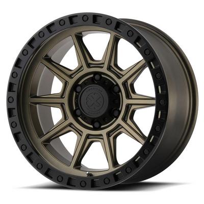 ATX AX202, 17x9 Wheel With 5 On 4.5 Bolt Pattern - Bronze With Black Lip - AX20279012612N