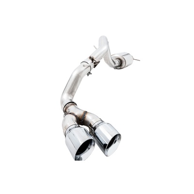 AWE 0FG Exhaust With BashGuard For Ford Ranger - Dual Chrome Silver Tips - 3015-22072