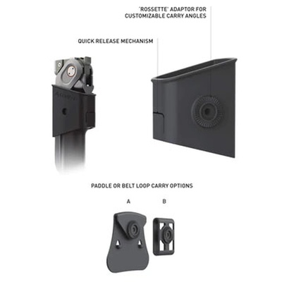 Aclim8 COMBAR Holster With Paddle Adapter - FG-017