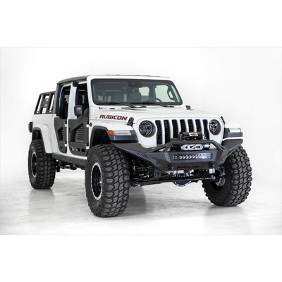 Addictive Desert Designs Stealth Fighter Front Bumper With Top Hoop And Winch Mount - F961692080103