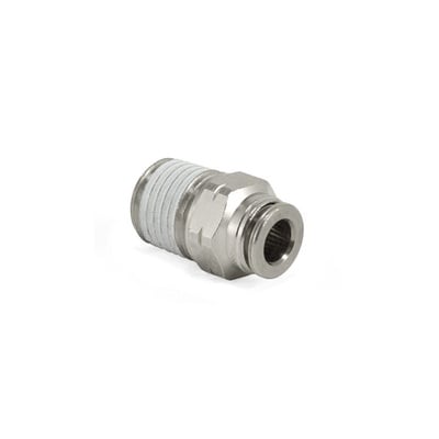 AirLift Straight Air Line Connector 1/4 NPT X 1/4 Tube - 21807