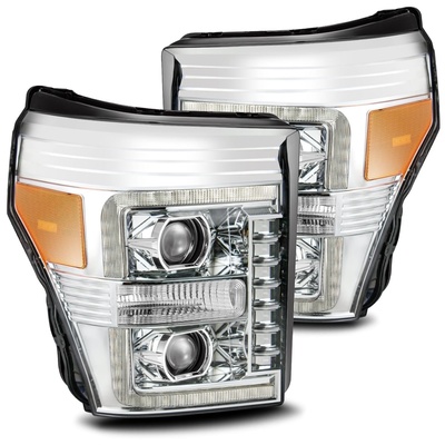AlphaRex LUXX-Series LED Projector Headlights (Chrome) - 880145