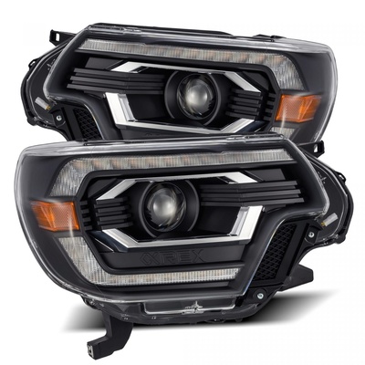 AlphaRex LUXX-Series LED Projector Headlights (Black) - 880751