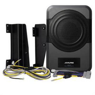 Alpine Jeep JK Under Seat Subwoofer and Install Kit - PWE-S8-WRA