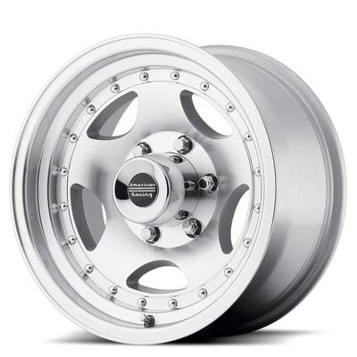 American Racing AR23, 15x10 Wheel With 6 On 5.5 Bolt Pattern - Machined With Clear Coat - AR235183