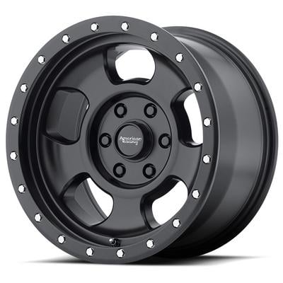 American Racing AR969 Ansen, 17x8.5 Wheel With 6 On 4.5 Bolt Pattern - Black With Satin Black Ring - AR96978564725