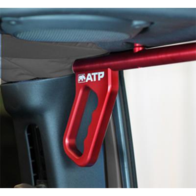 American Trail Products Billet Rear Grab Handles (Red) - 36070015R
