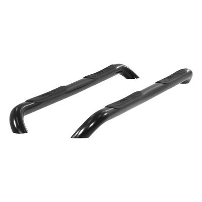 Aries Offroad 3-inch Round Side Bars (Gloss Black) - 202010