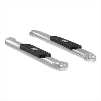 ARIES Offroad The Standard 4 Oval Nerf Step Bars, Cab Length (Polished Stainless) - S224048-2