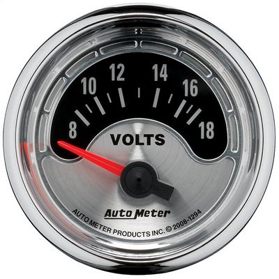 Auto Meter American Muscle Voltmeter, 2-1/16 Inch - 1294