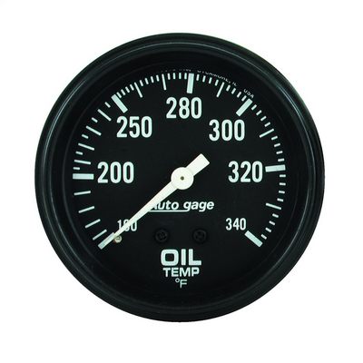 Auto Meter Autogage Oil Temperature Gauge, 2-5/8 Inch - 2314
