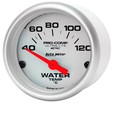 Auto Meter Ultra-Lite Electric Metric Unit (Celsius) Water Temperature Gauge - 4337-M