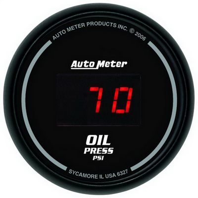 Auto Meter Sport-Comp Digital Oil Pressure Gauge - 6327
