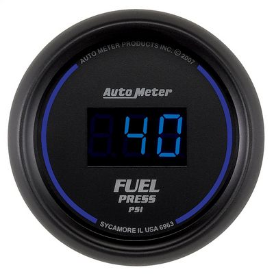 Auto Meter Cobalt Digital Fuel Pressure Gauge, 2-1/16 Inch - 6963