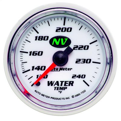 Auto Meter NV Mechanical Water Temperature Gauge - 7332